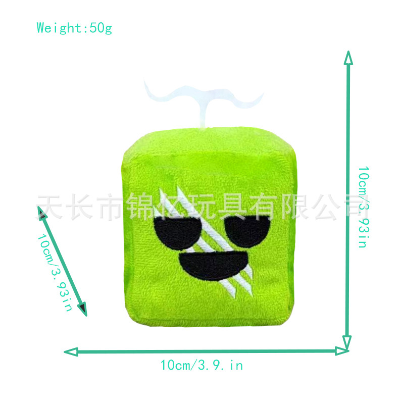 Nuevo producto transfronterizo Devil Fruit Toy bloxfruit juego periférico muñeco de peluche caja de muñecas en stock