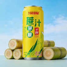 深晖茅根甘蔗汁310ml*12罐装夏日清新解渴饮料整箱批茅根竹蔗水