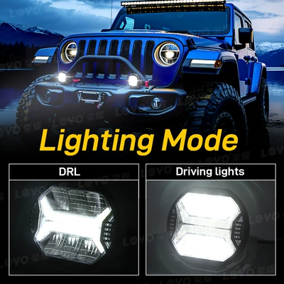 Driving Light Modified Headlight — İşçi projektorları
