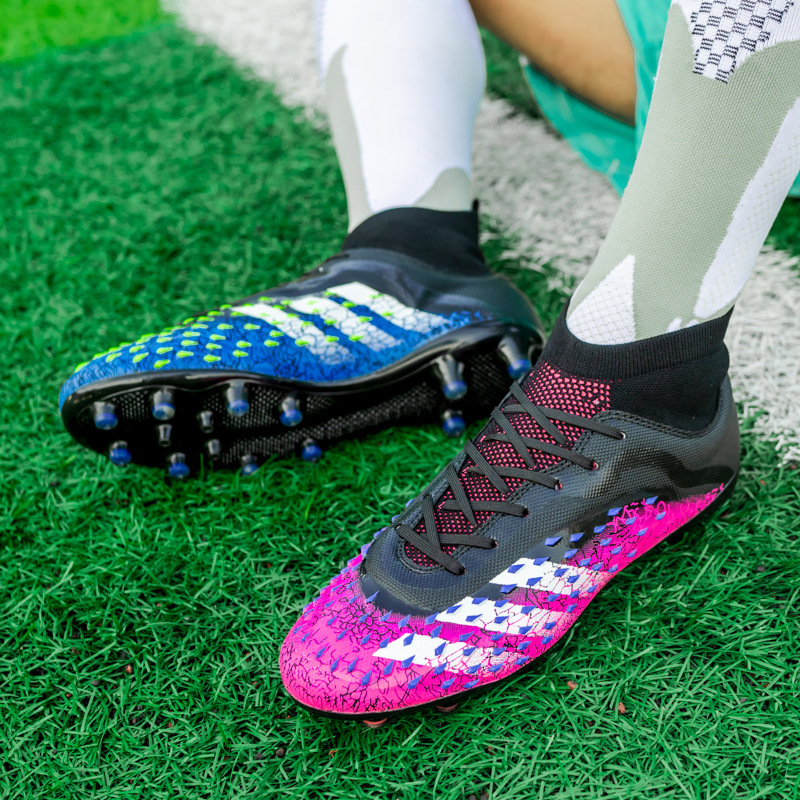 Versión mejorada de falcon cross-border FGTF zapatos transpirables de fútbol de uñas largas y cortas para hombres zapatos de entrenamiento de hierba zapatos de fútbol