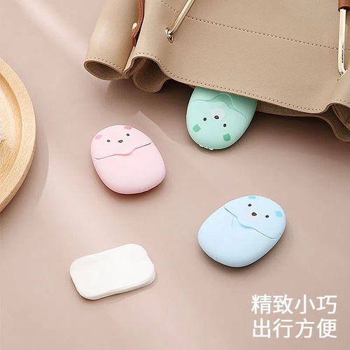 【】Soap flakes outdoor travel portable soap paper student hand washing cleaning soap flakes wholesale