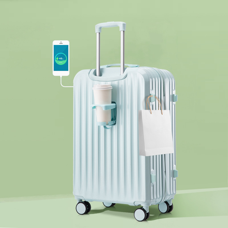 [Fábrica de selección estricta] maleta de explosión multifuncional rueda universal silenciosa de 22 pulgadas caja de cifrado caja de tirón