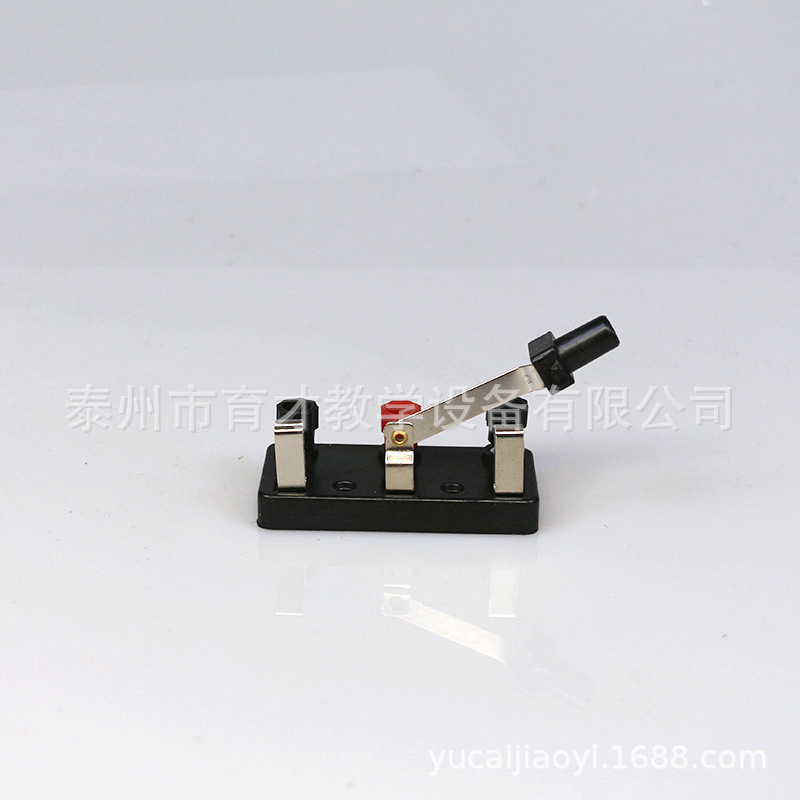 23033单刀双掷开关铁制串并联电路中学物理实验器材教学仪器教具
