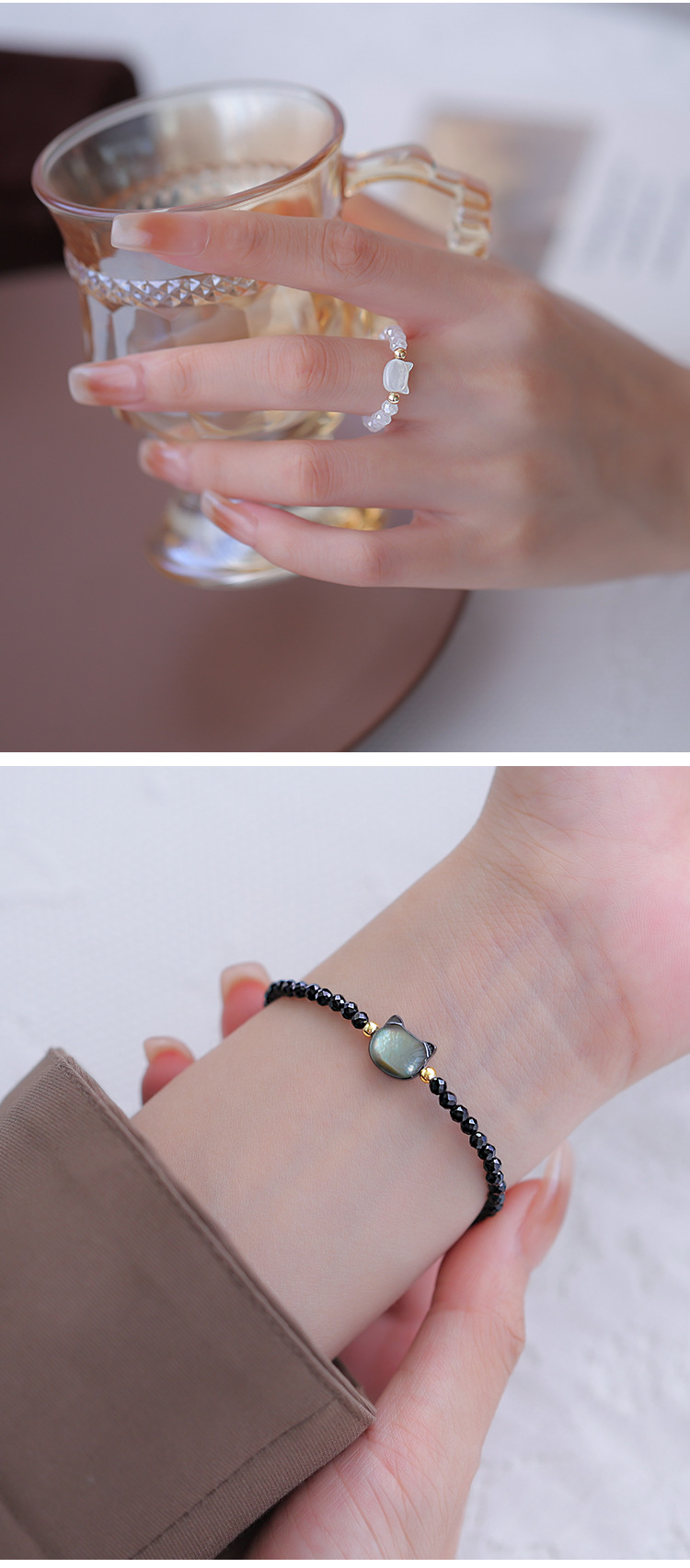 Fashion Cat Copper Handmade Rings 1 Piece