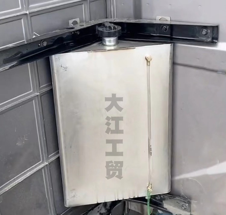 Chai Nuan stainless steel auxiliary fuel tank, 60-liter capacity, for Jiefang, Huan, and DeLong trucks, diesel-powered, independent modification
