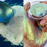 Красочная жемчужная порошковая слизь жемчужное пигмент кристаллический грязевый клей блеск порошковый порошок порошкообразные флэш -чернила жемчужина