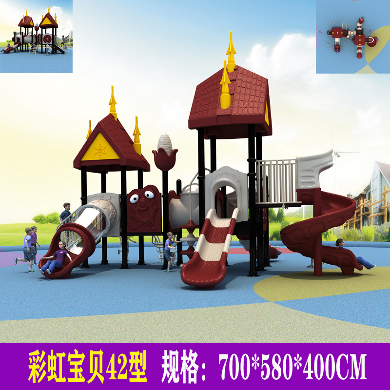 Deslizamiento infantil nuevo deslizamiento de jardín de infantes al aire libre comunidad parque de juegos al aire libre combinación deslizamiento