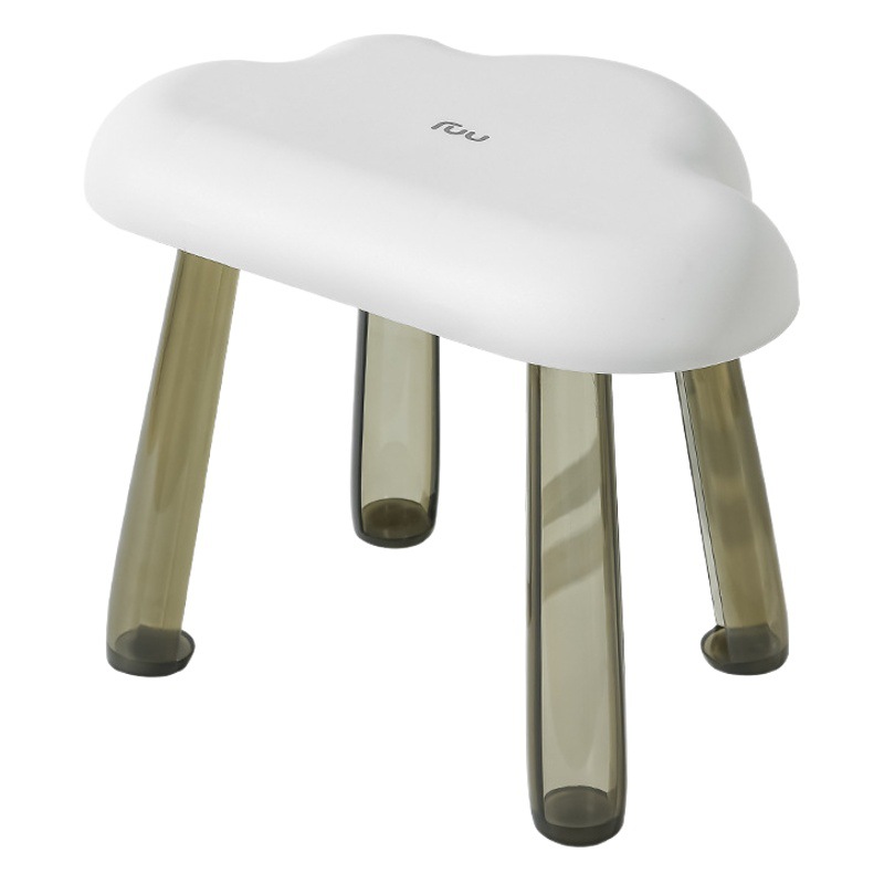 Venta al por mayor de plástico transparente para niños inodoro antideslizante hogar silla baja inodoro estera de pie paso baño pequeño tablero taburete de baño