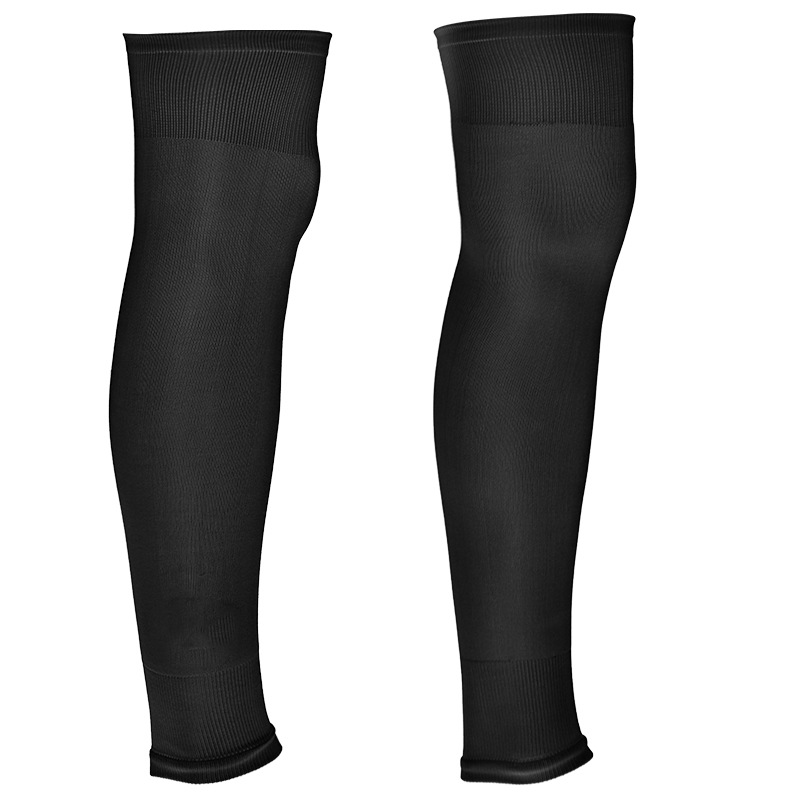 Nylon Socks Professional Sports Running Calf Protection Football Shin Guards Socks Long Single Layer Over-The-Knee Football Socks