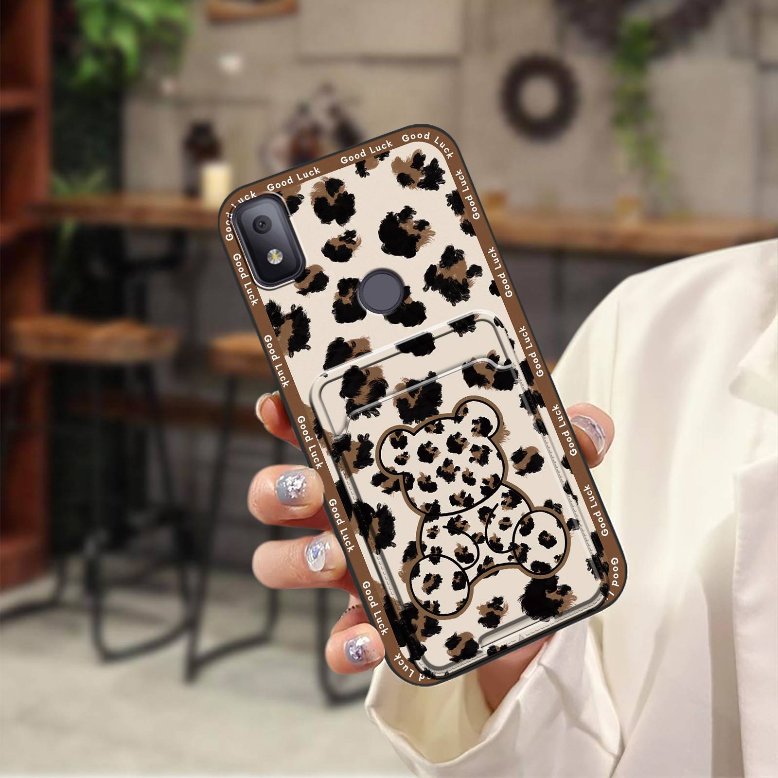 适用TCL手机壳卡套萌宠硅胶卡包质感潮流放照片软壳可爱防尘趣味