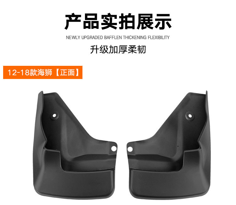 Suitable for Toyota Sea Lion Haice 2012-2018 foreign trade cross-border mudguard car tire mudguard skin tile