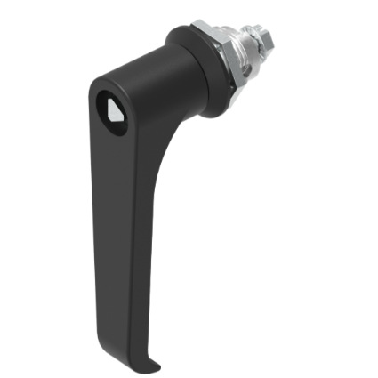 现货供应正品爱姆卡EMKA工业不锈钢L型手柄转舌锁1000-U398型