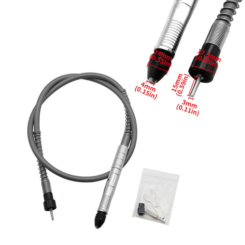 Electric grinder electric screwdriver flexible shaft torque electric drill connecting rod hose flexible shaft with chuck three models to choose from