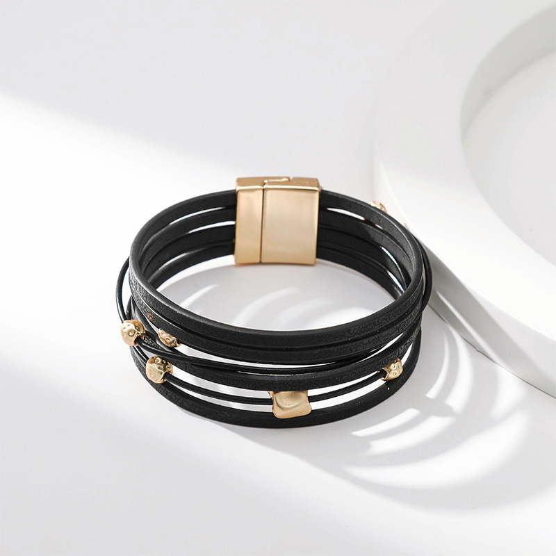 Bohemian Geometric Pu Leather Womenu0027S Bracelets