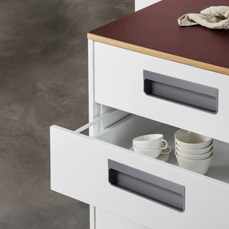 開槽拉手櫥櫃門抽屜暗藏拉手鋁合金衣櫃門把手嵌入式外貿跨境工廠