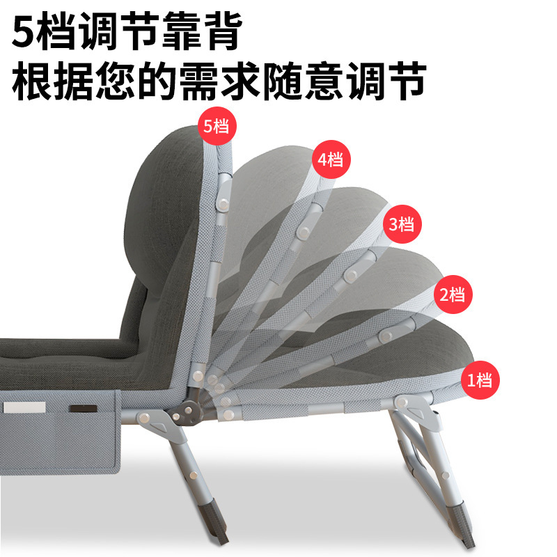 メーカー卸売りアメリカシングルソファーベッドオフィス昼寝昼寝ベッド介護簡易家庭用折り畳みベッド|undefined