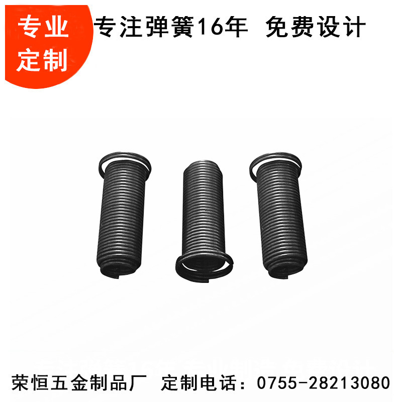 专业批发拉伸弹簧双钩拉伸弹簧包线弹簧强拉力弹簧厂家供应