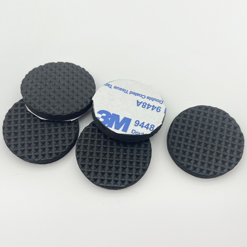 推荐 特硬塑料PVC磨沙面垫片 透明亚克力粘贴脚垫 桌垫防滑垫