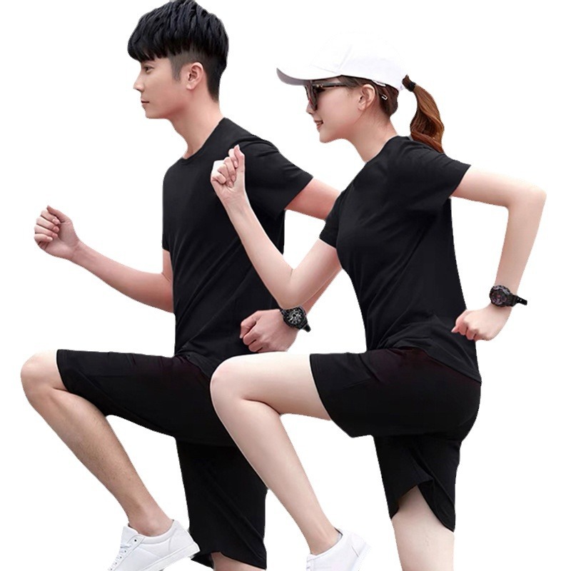 Verano nuevo traje deportivo de hombre y mujer rápido secado traje deportivo de grupo traje deportivo hombre fábrica al por mayor