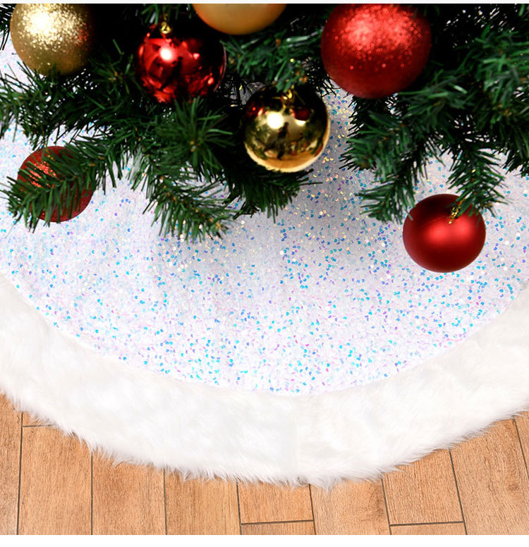 Christmas Plush Sequin Fabric  Tree Skirt Wholesale Nihaojewelry display picture 7