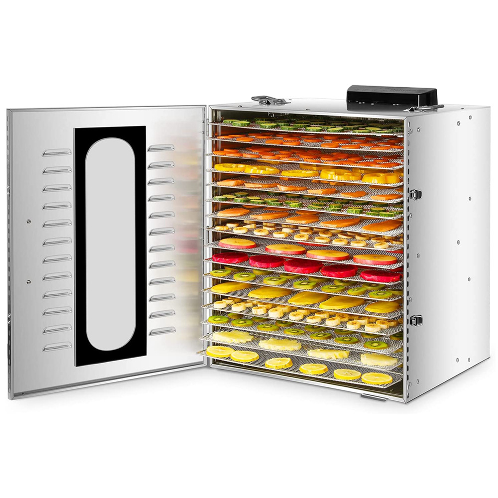 Máquina de exportación de frutas y verduras, refrigerador de alimentos, máquina de secado y deshidratación, secador de alimentos de mariscos y carne, 16 capas, transfronterizo