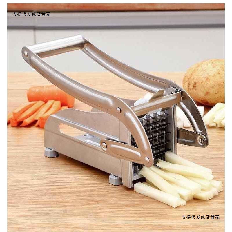 土豆切条器家用不锈钢手压式机黄瓜薯条切条机 French Fry Cutter