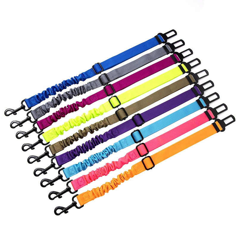 Трансграничные взрывы Ремень безопасности для домашних животных Эластичный Телескопический автомобильный тяговый трос Автомобильный страховочный трос Товары для домашних животных