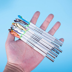 跨境新款泰國鬥魚訓練棒鬥魚互動玩具鬥魚筆將軍半月展尾發色批發