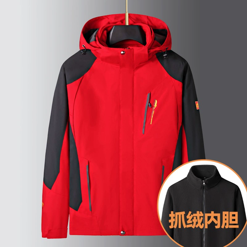 Fat Brother осень и зима 2024 новая мужская толстая ветровка из двух частей