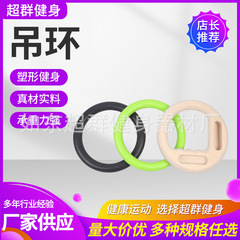 Birch Wood ABS Gym Rings Indoor Pull-up Bar Set for Children and Adults, Stretching and Exercise