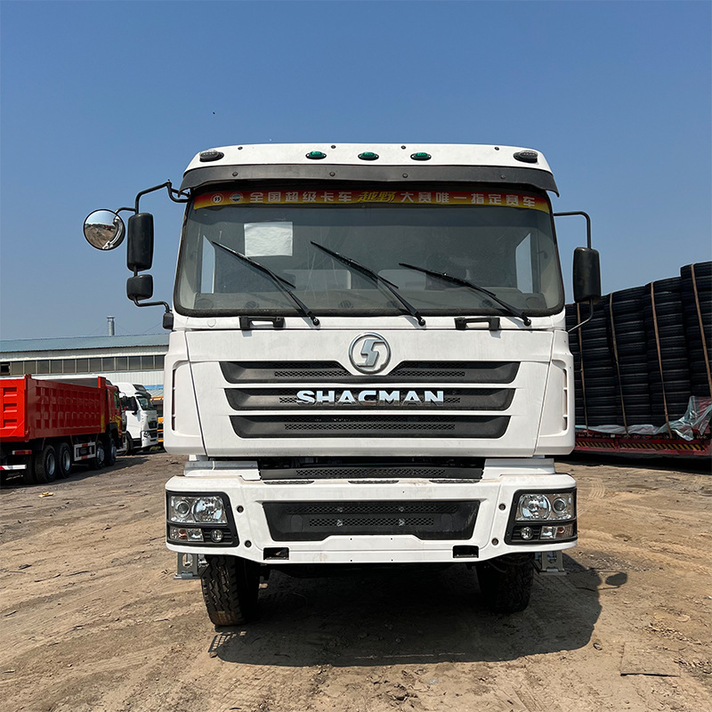 Cross-border Shaanqi Delong F3000 dump truck for sale, eight-wheel mining engineering vehicle, 371 horsepower dockside loading truck