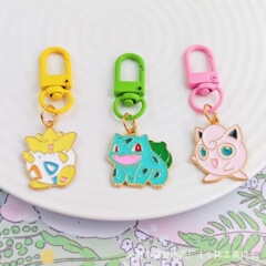 漫画ポケモンピカチュウキーホルダーペンダントエルフボール合金かわいいバッグタブレットカラフルなペンダント