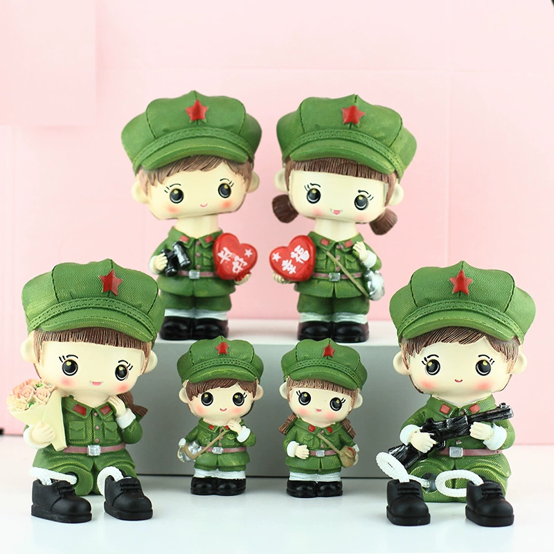 Креативные военные куклы ручной работы для домашних украшений