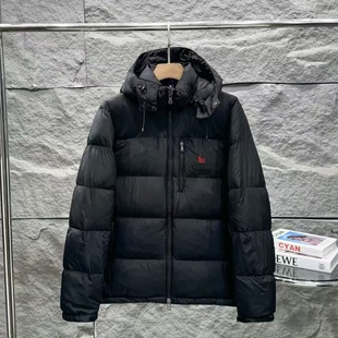 24 New Winter High-Quality Trendy Brand Jacket, Thickeneded Cold-Proof and Warm, Loose Hooded Cotton Jacket for Men and Women