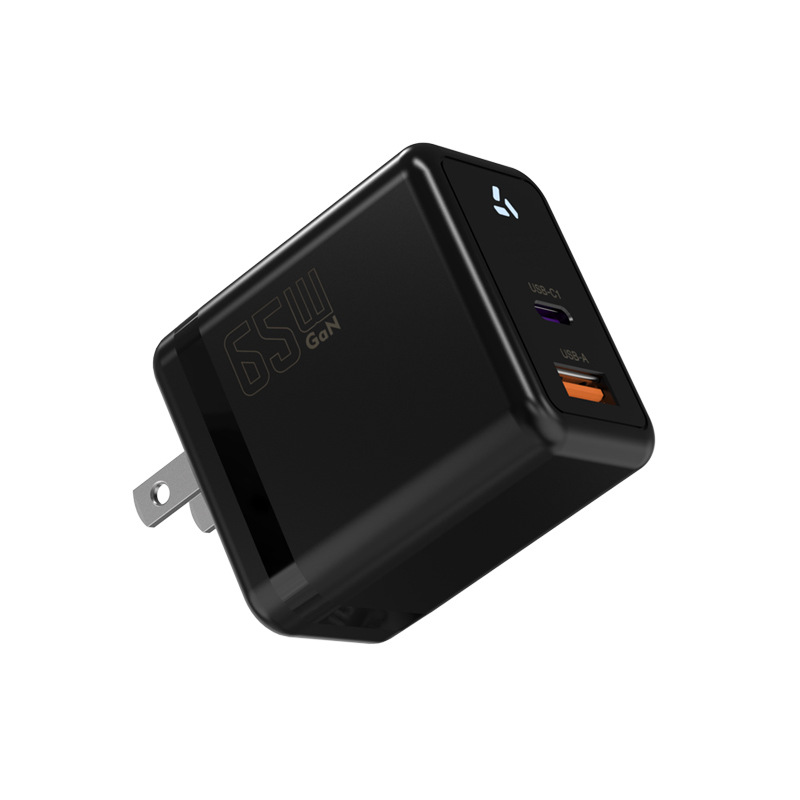 PD65W GaN cargador plegable USG adaptador multi-dispositivo universal para teléfonos móviles y computadoras ETL certificado USG