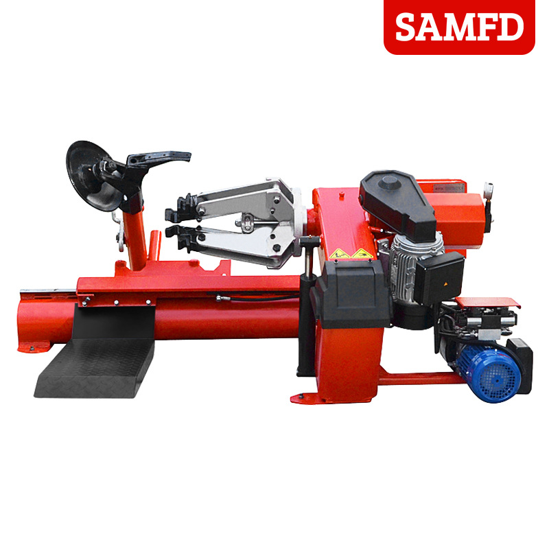 Desmontaje automático de neumáticos de coche grande máquina cambiador de neumáticos camión vacío neumático interior cambiador horizontal