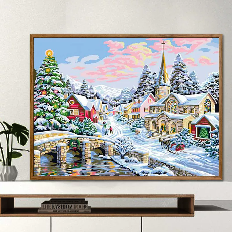 Цифровая классическая вилла, раскраска, DIY, ручная роспись, антистресс, 40