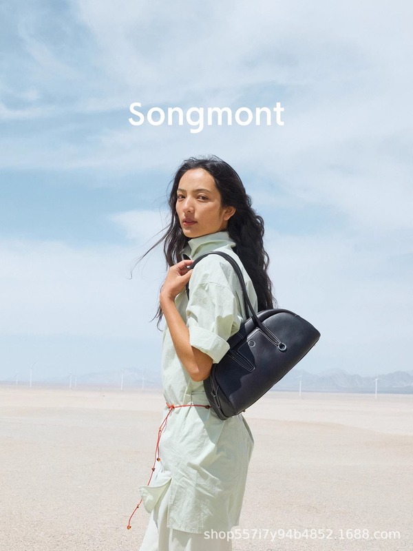 Songmont山下有松保龄球包循迹枕头包波士顿腋下法棍女士手提包|undefined