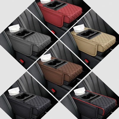 Armrest box pad: box, universal car center console