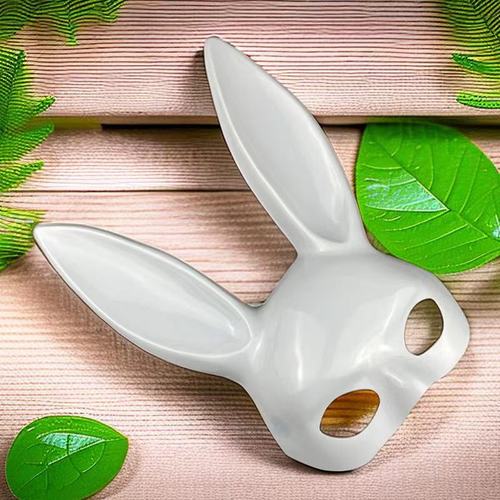 Cross-border supply rabbit mask sexy nightclub dance party dress party bunny girl half face props wholesale