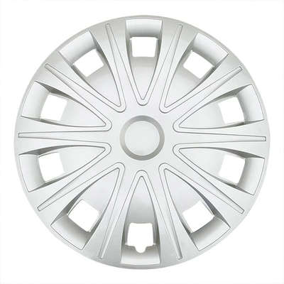 Hub cover, Wheel Hub Protector Cover Universal Wheel - 17inch-ky-special-edition-all-silver-1-set