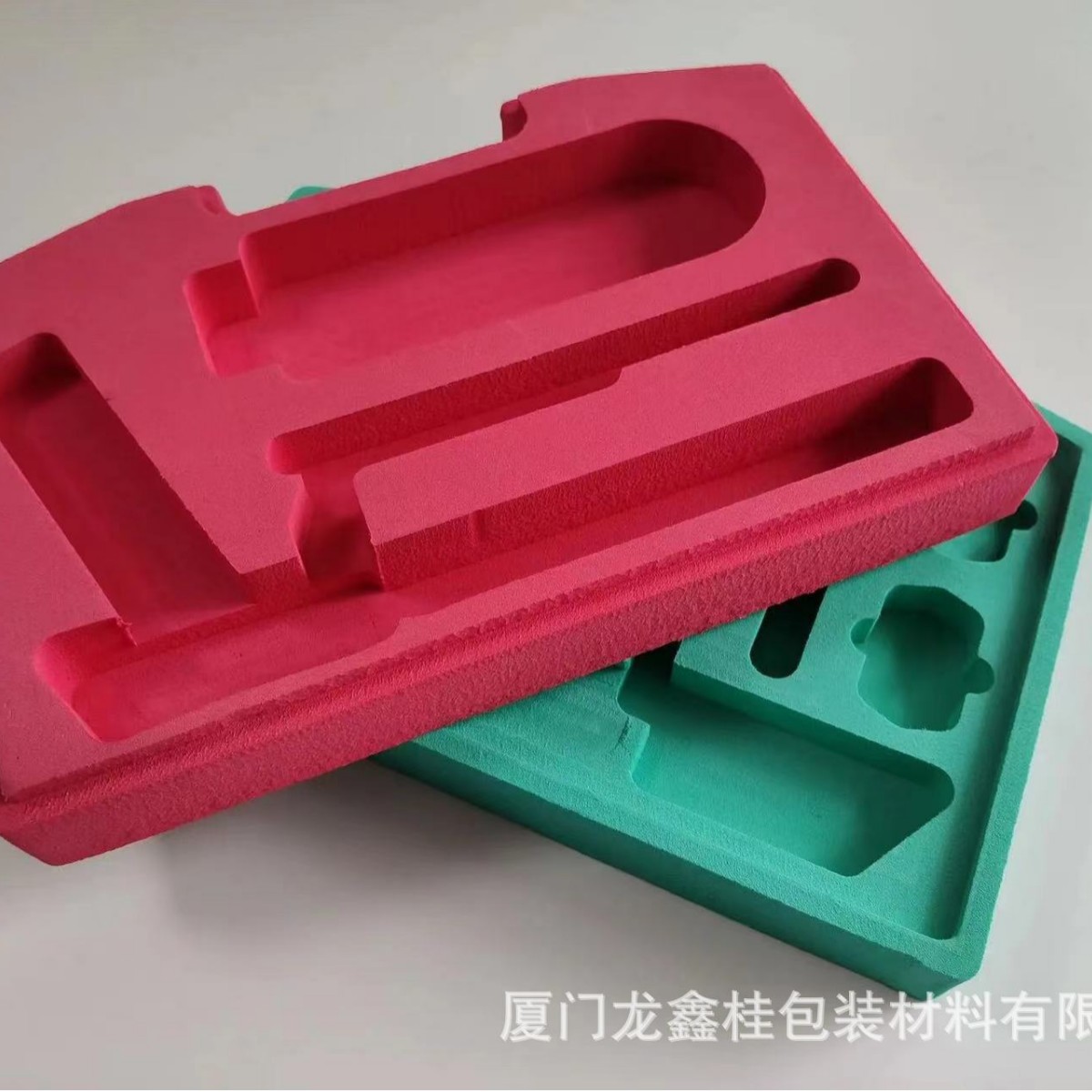 厂家直销快递物流异型吸塑包装 化妆品植绒内托 PVC吸塑内衬产品