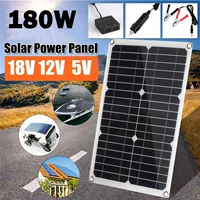 [20W 18V двойной USB-порт солнечная панель портативная зарядка водонепроницаемая аварийная автономная подзарядка]