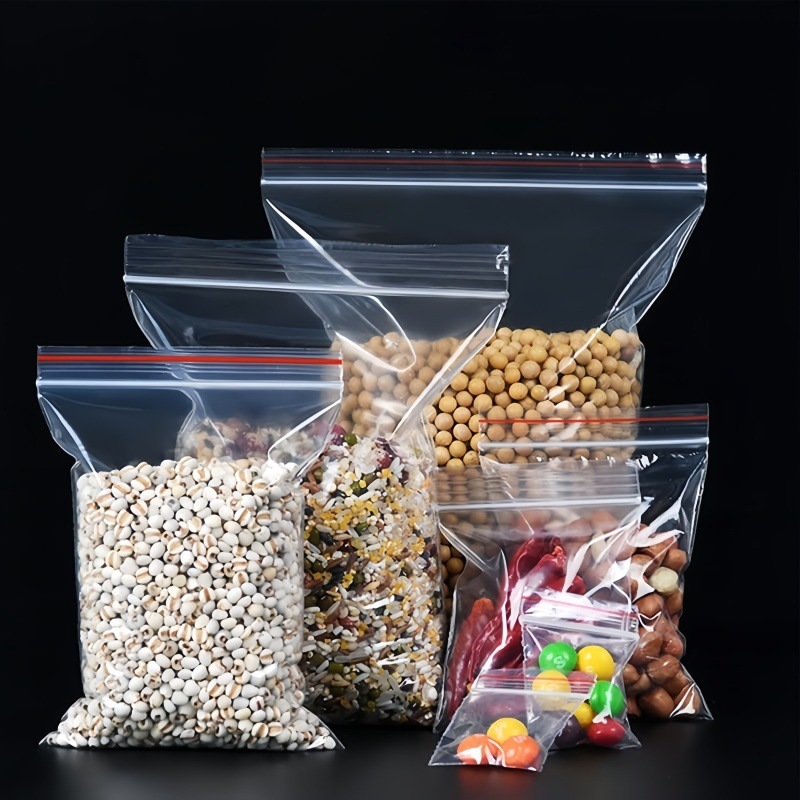 透明PE自封袋厚いプラスチック密封袋アクセサリー金物プラスチック密封袋五穀雑穀ばら売り密封袋|undefined
