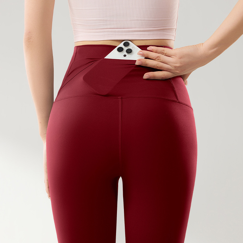 ポケット付きヨガパンツ、ハイウエスト痩身シャークパンツ、女性用外で着用できる腹部コントロールレギンス、薄手の夏用スポーツフィットネスパンツ|undefined