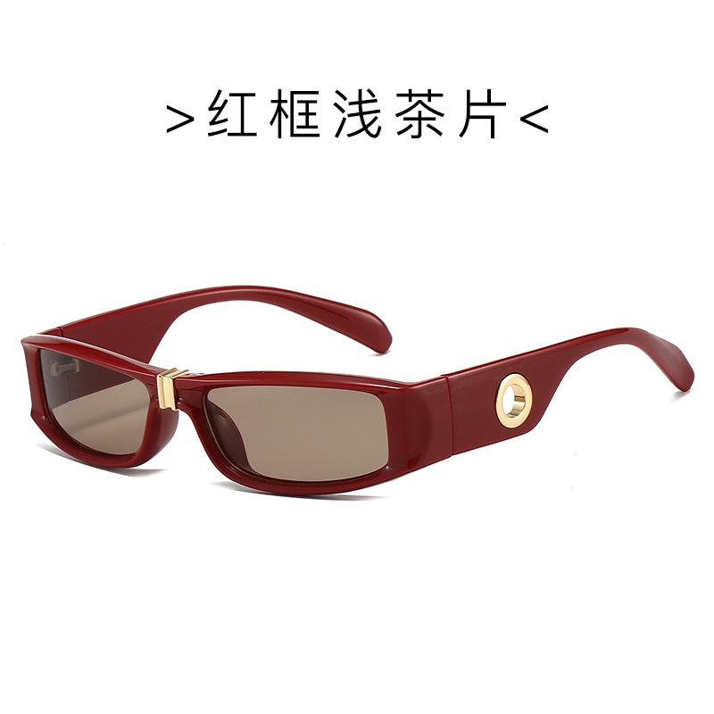 Gafas de sol de ojo de gato de todo fósforo de moda Gafas de sol frescas de estilo futurista punk para hombres Gafas de tendencia de alta calidad anti-ultravioleta