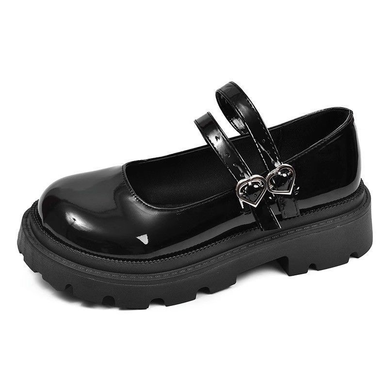 Zapatos de cuero para niñas 2025 primavera y otoño nuevos zapatos de baile para niños zapatos de princesa negros zapatos de niña