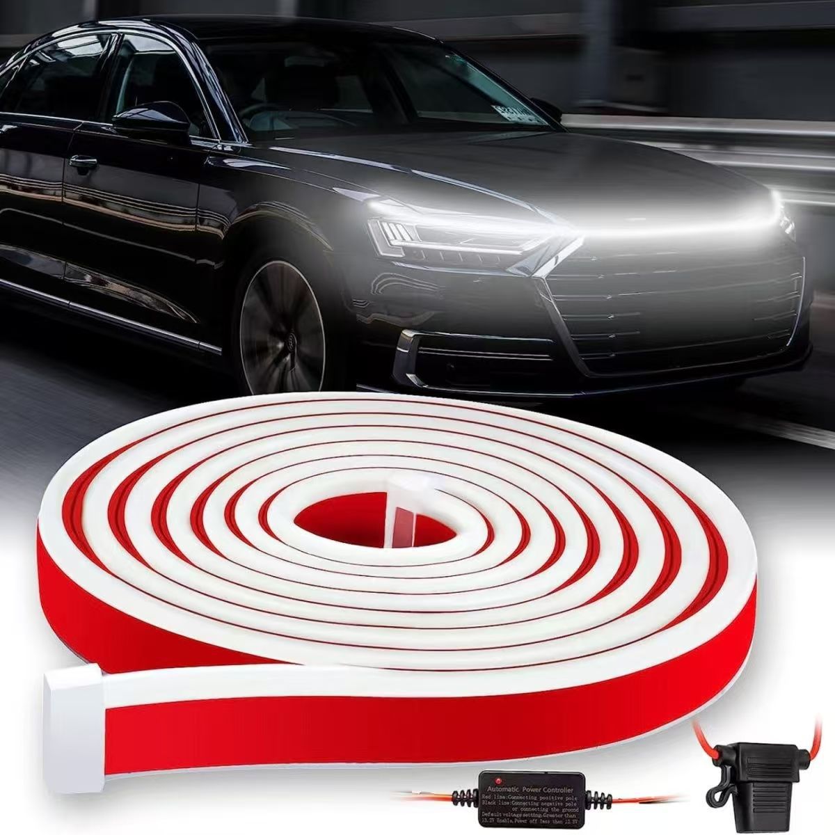 Auto arranque escaneado dinámico penetración lámpara diaria red media renovación general led cubierta lámpara decoración barra de guía de luz