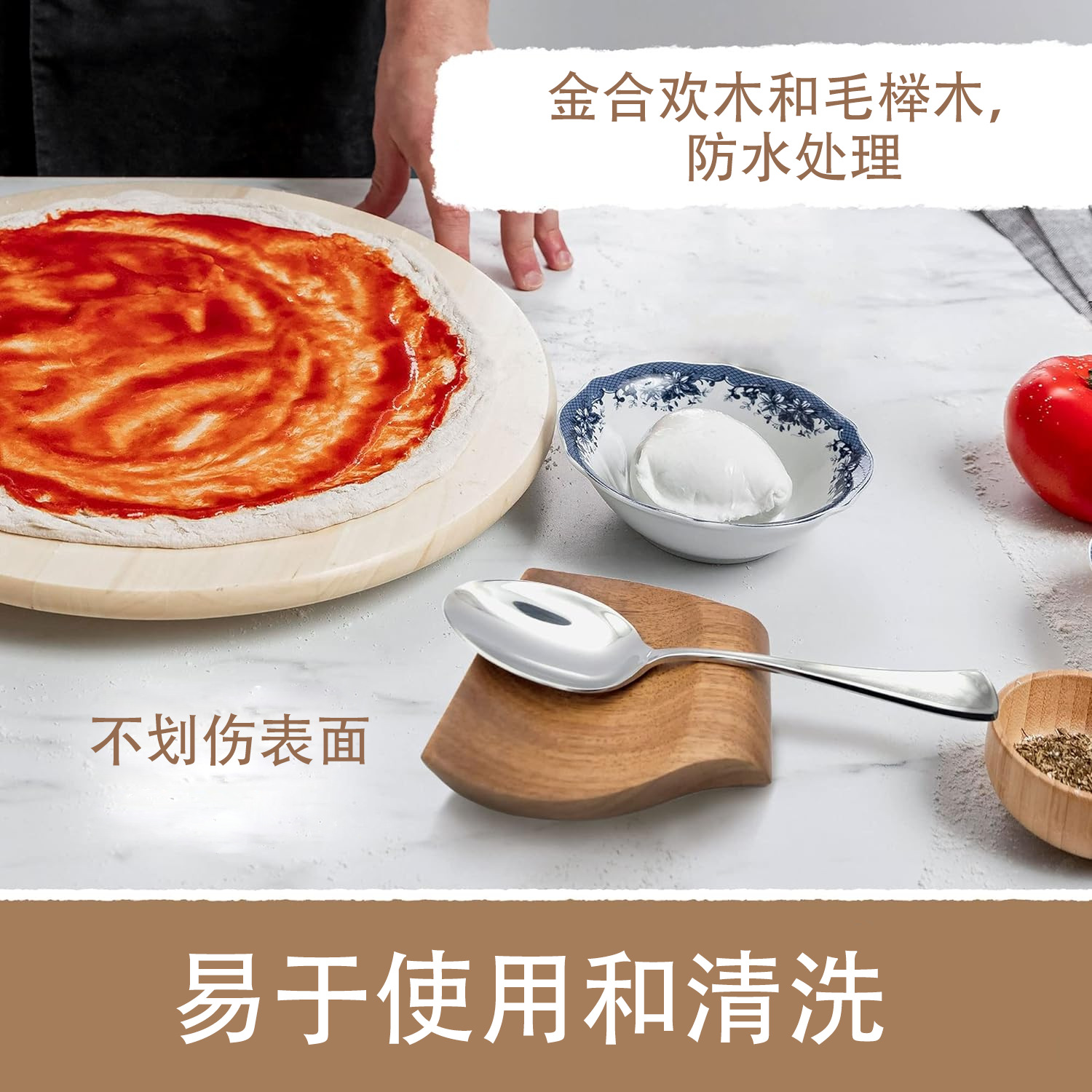 Titular de la cuchara de madera maciza creativa cocina gadget moderno minimalista soporte de aislamiento de madera maciza titular de almacenamiento de vajilla