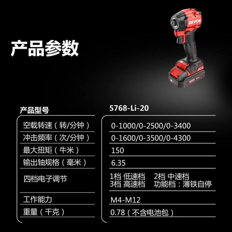 Dayou 20V ブラシレスインパクトドライバー 5768 電動ドライバー電動ドライバー電動ドライバー リチウム電池充電式ハンドドリル|undefined